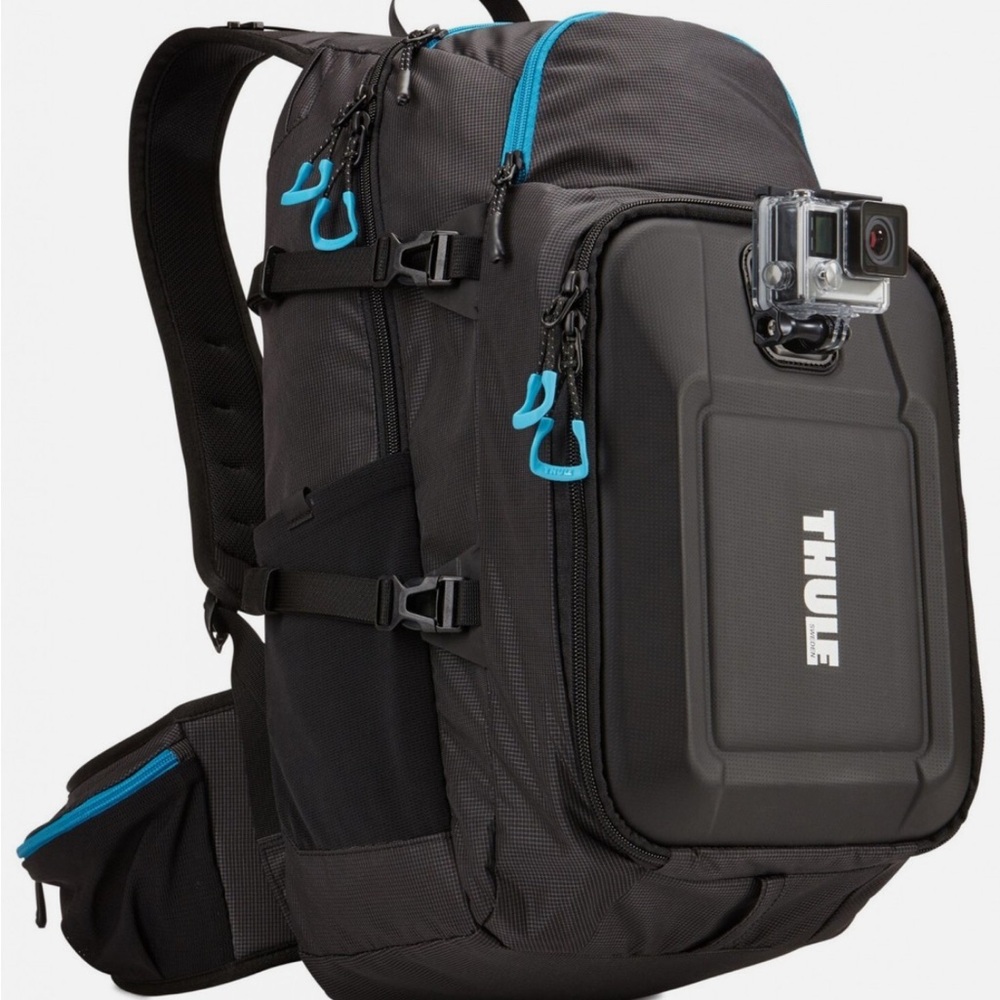 Thule Black and Blue Camera Backpack